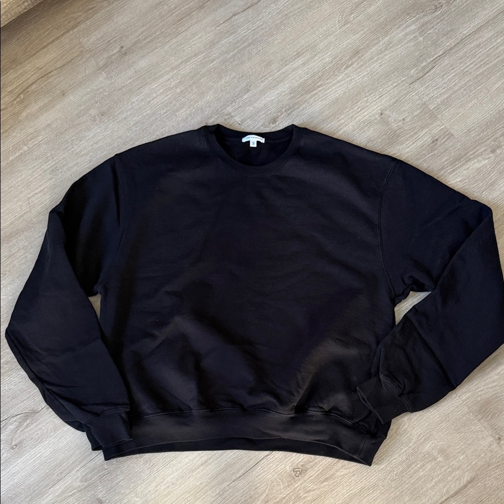 Good American Black Crewneck Sweatshirt with White Scorpio Graphic unisex - Picture 3 of 4